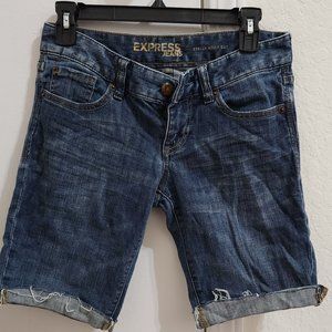 Express Jean cutoffs